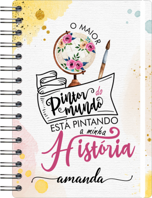 Agenda 2025 - 2 Dias por Página Off Set 75g 14,8x21cm  Laminação Capa Dura Personalizada 